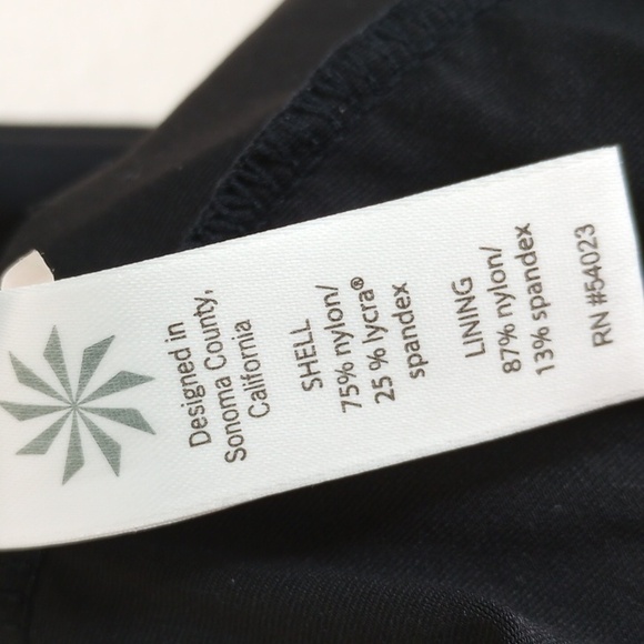 Athleta Black Kiki Halter Swim Dress Women's size Medium - Picture 14 of 16